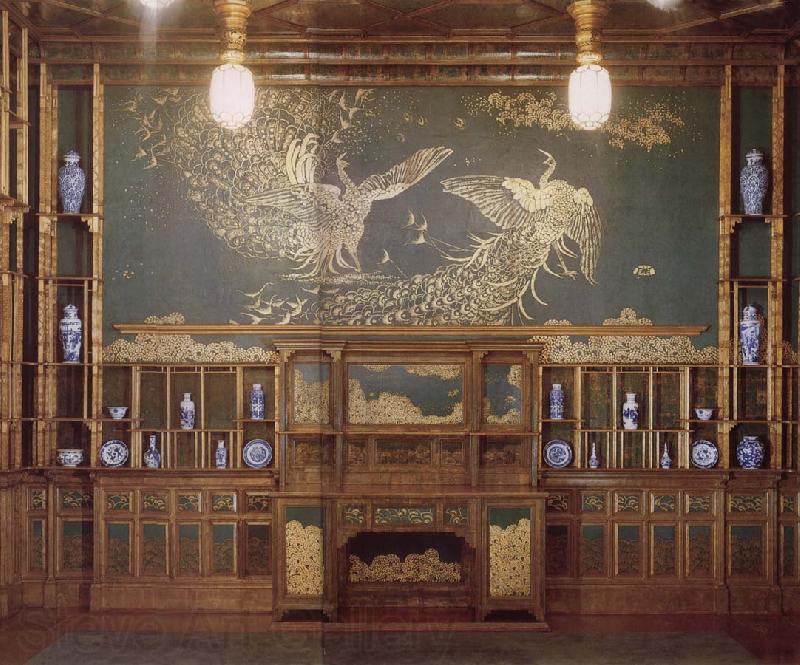 James Mcneill Whistler Peacock Room fron the Frederic Leyland House Norge oil painting art